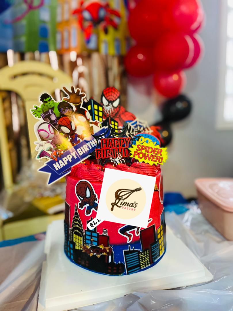 Spider-Man Birthday Cake 