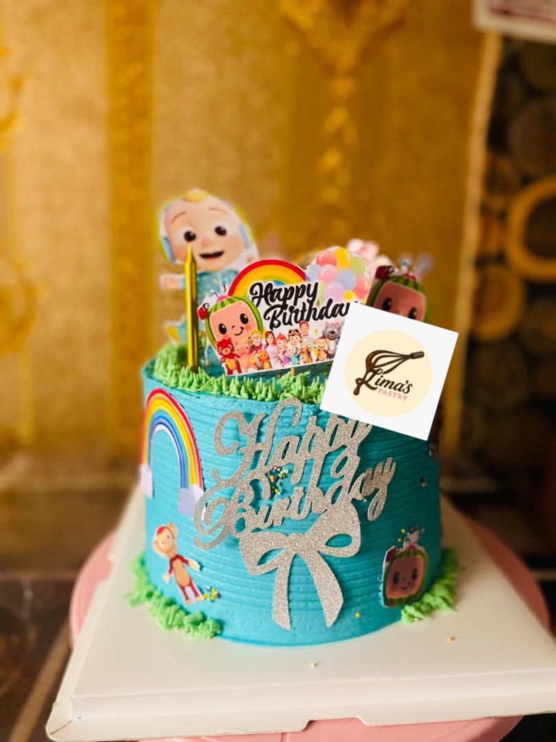 Coco Melon Birthday Cake