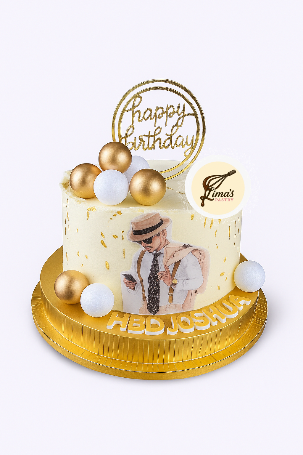 Picture Design Birthday Cake 