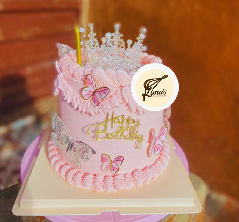 Sweet Rose Birthday Cake