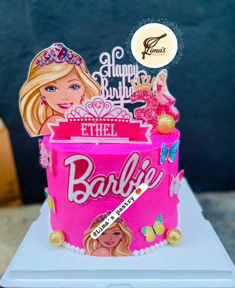 Barbie theme Birthday Cake 