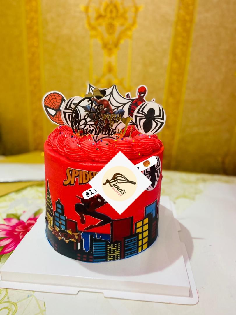 Spider-Man Birthday Cake 